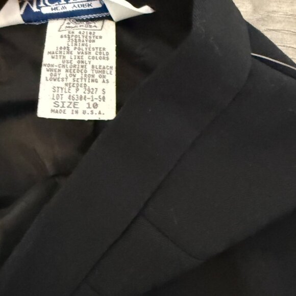 Michele Back Pencil Skirt Long Midi Sz 10 VTG Casual Career Chic Womens Fashion - Picture 6 of 11